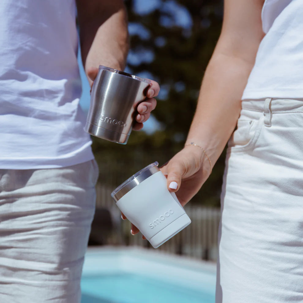Smoco Short Tumbler 2.0 | Brushed Stainless