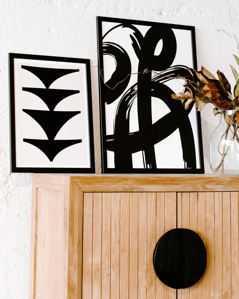 Painted Brush Framed Print | A0