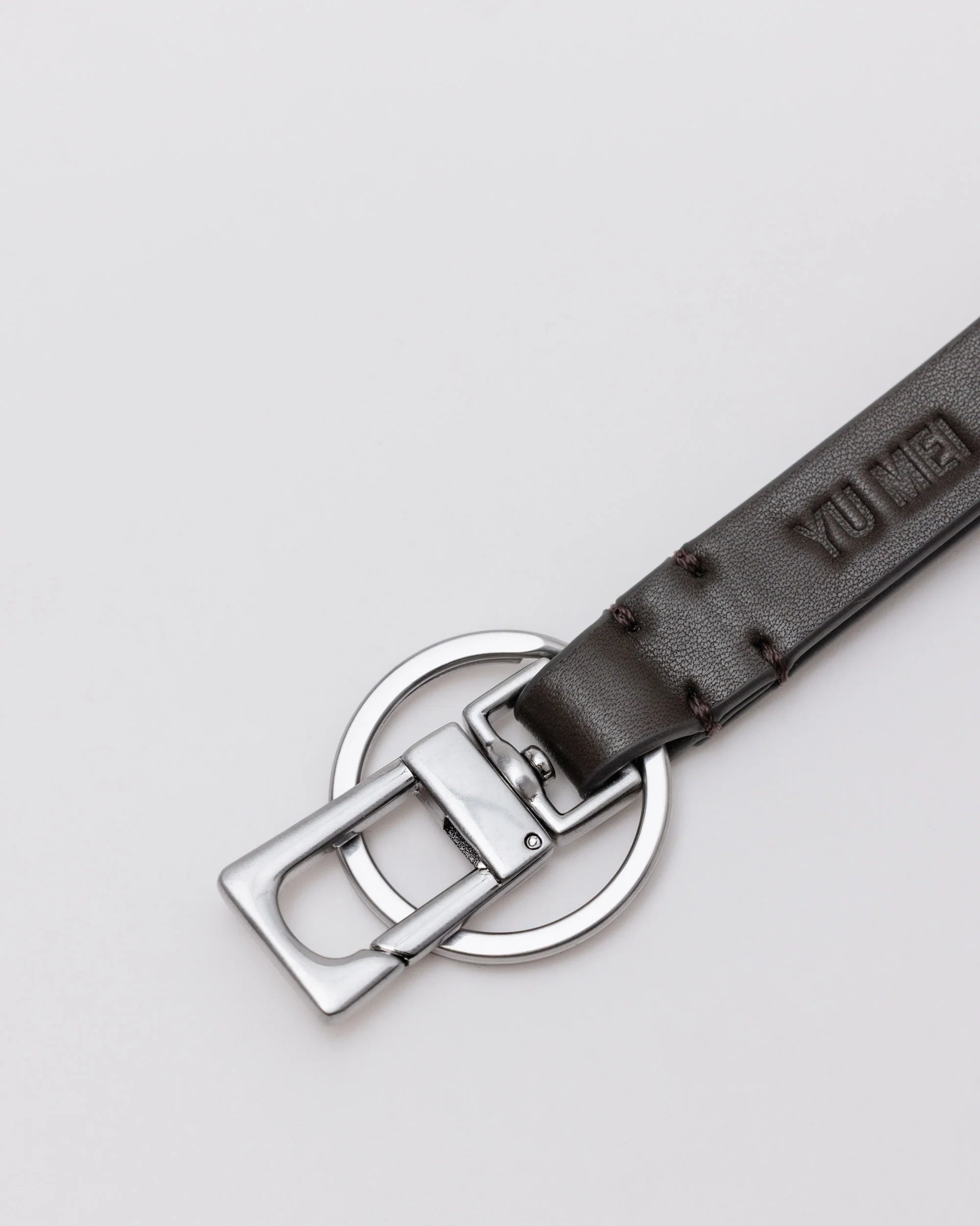 Key Fob | Black Olive Lambskin