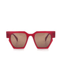Homage | Burgundy with Brown Lens