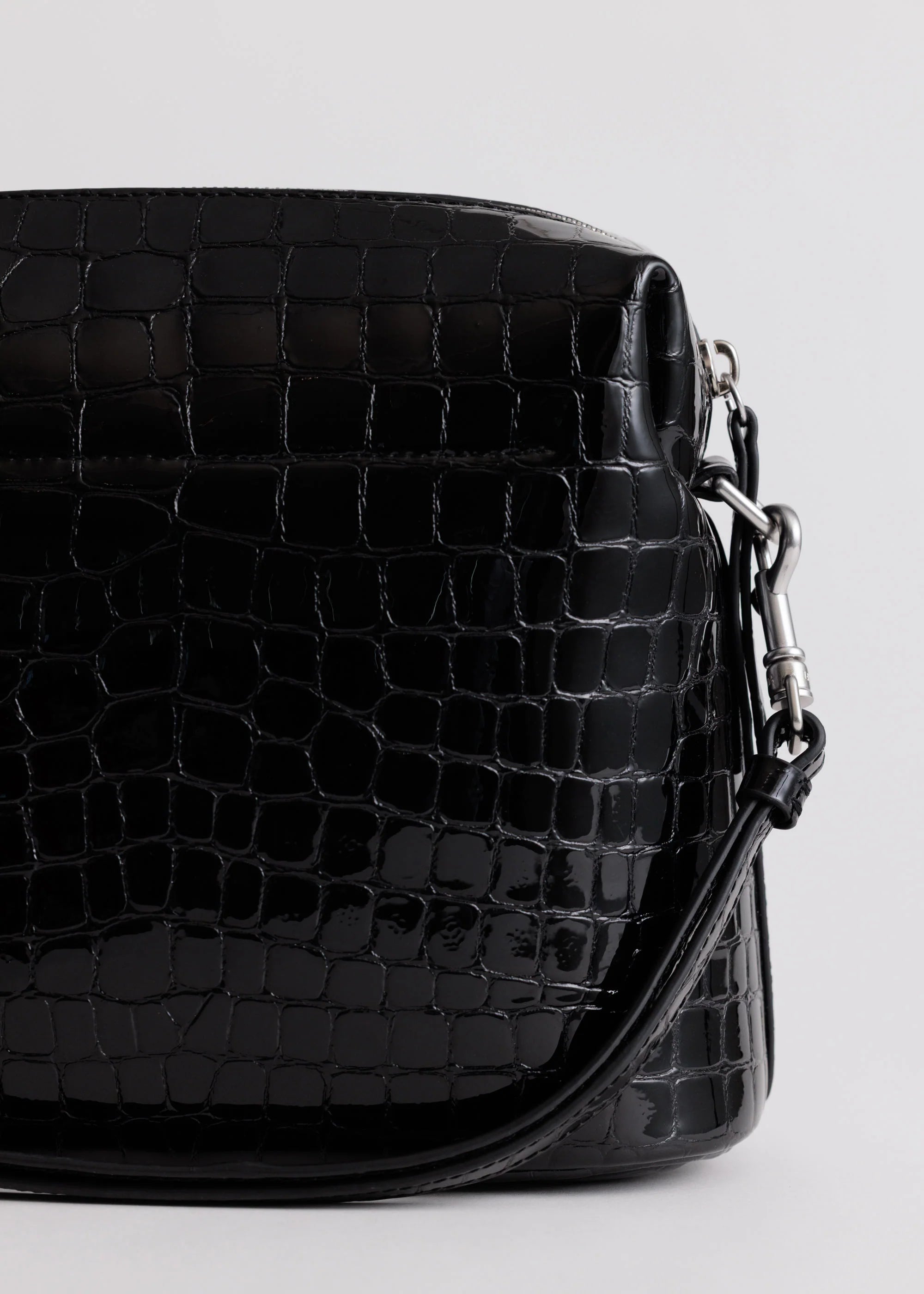 Ch'lita Bag | Black Croc