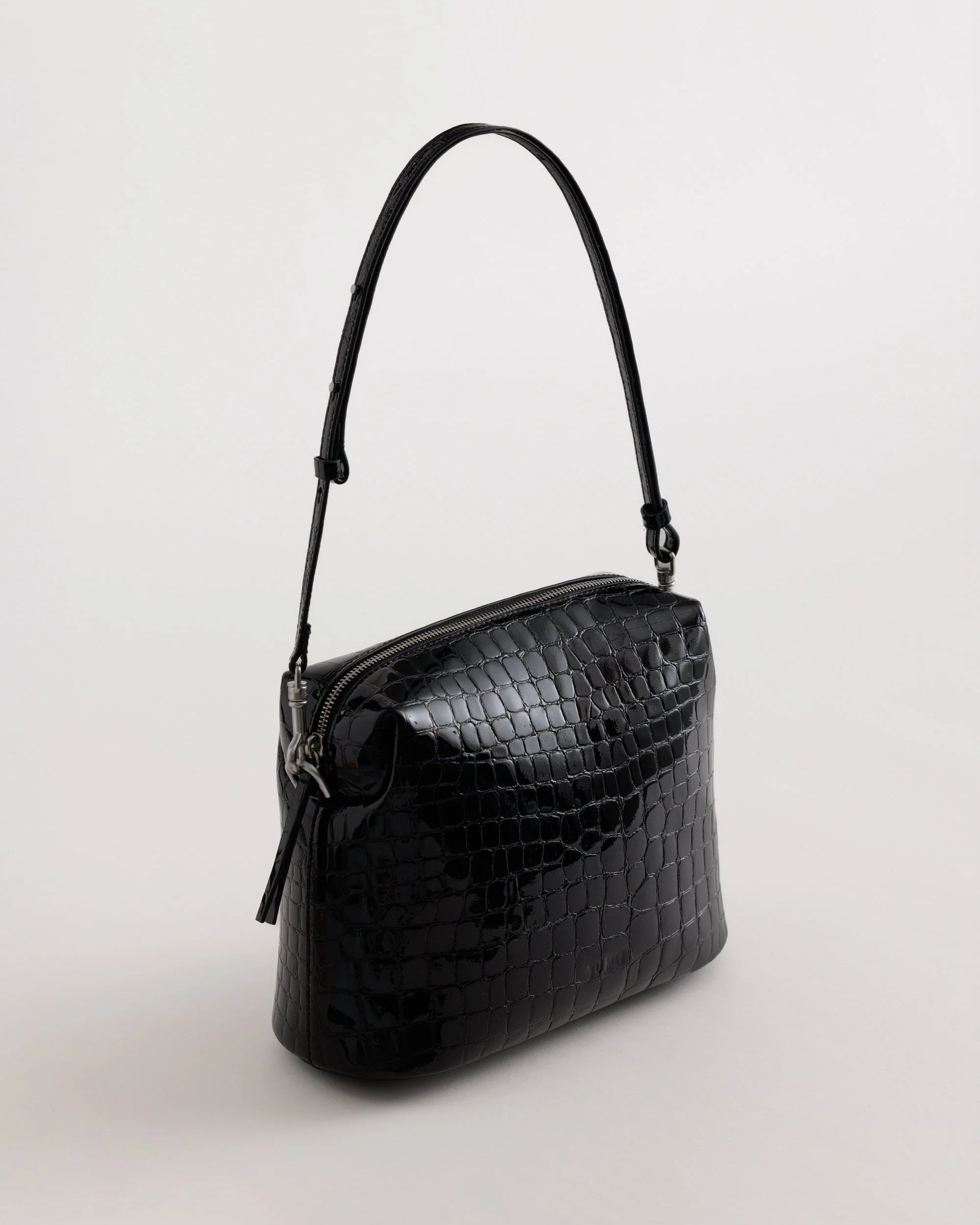 Ch'lita Bag | Black Croc