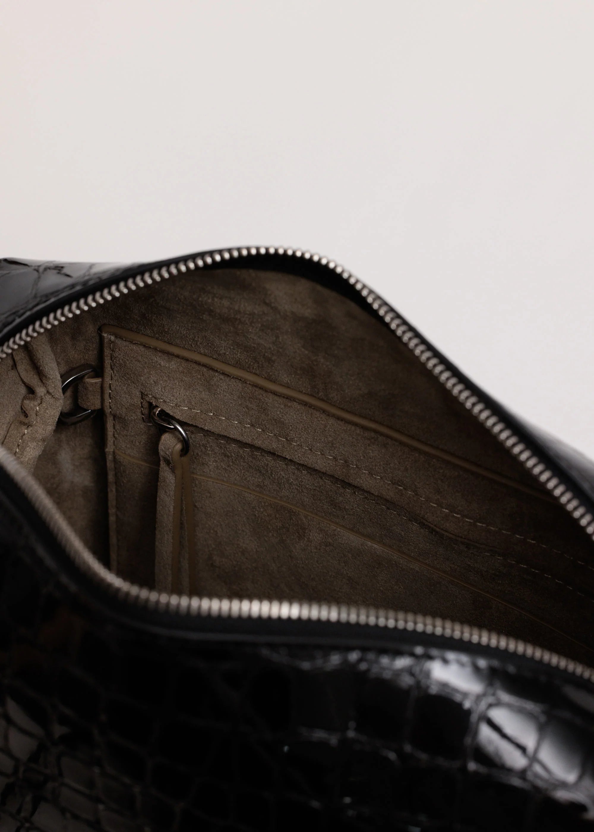 Ch'lita Bag | Black Croc