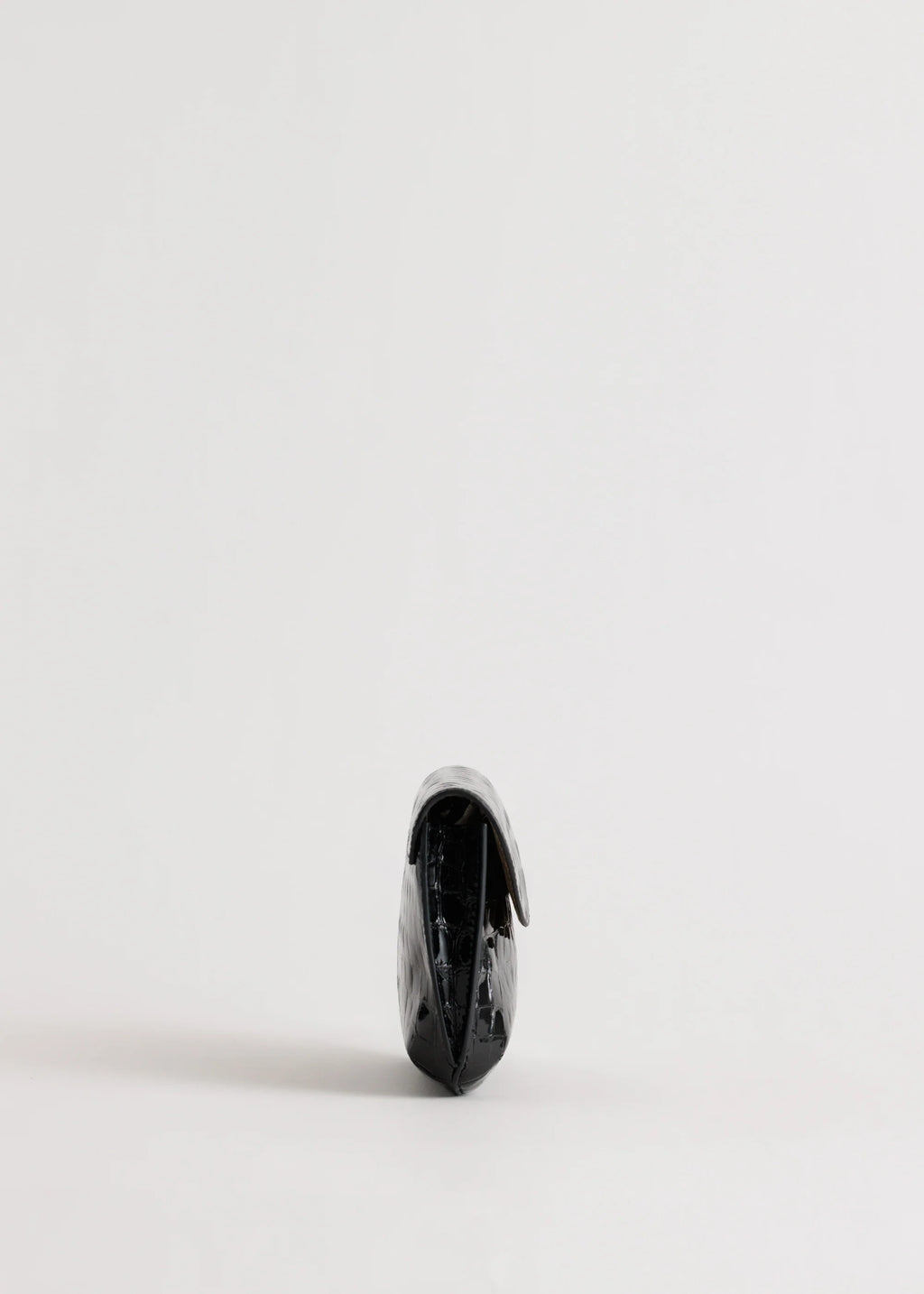 Keriana Clutch | Black Croc