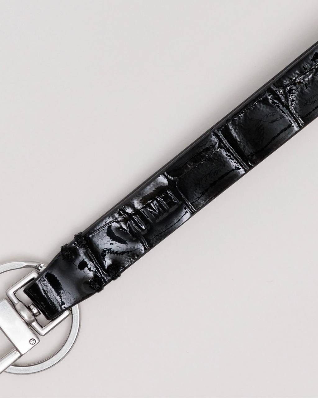 Yu Mei Key Fob | Black Croc