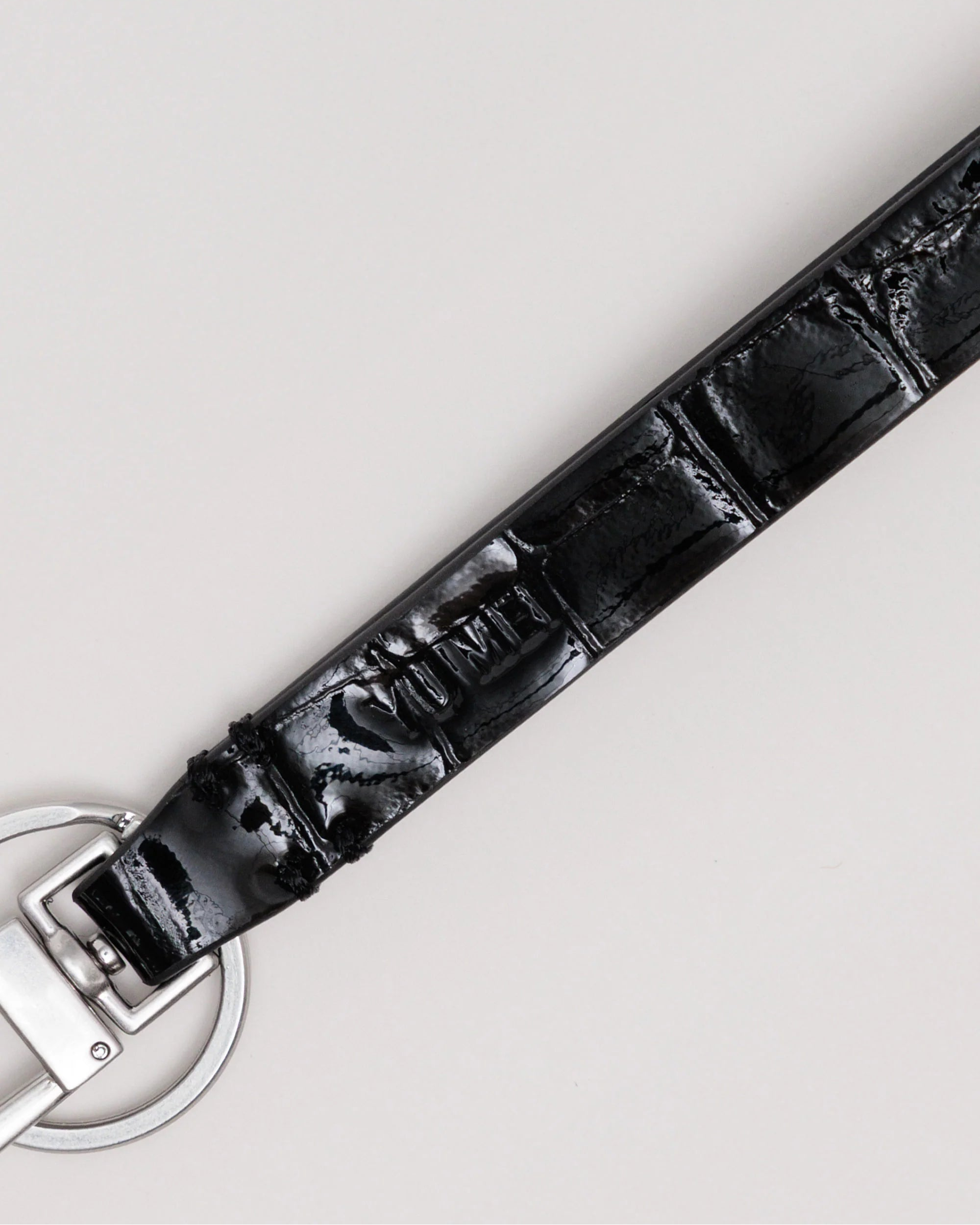 Yu Mei Key Fob | Black Croc