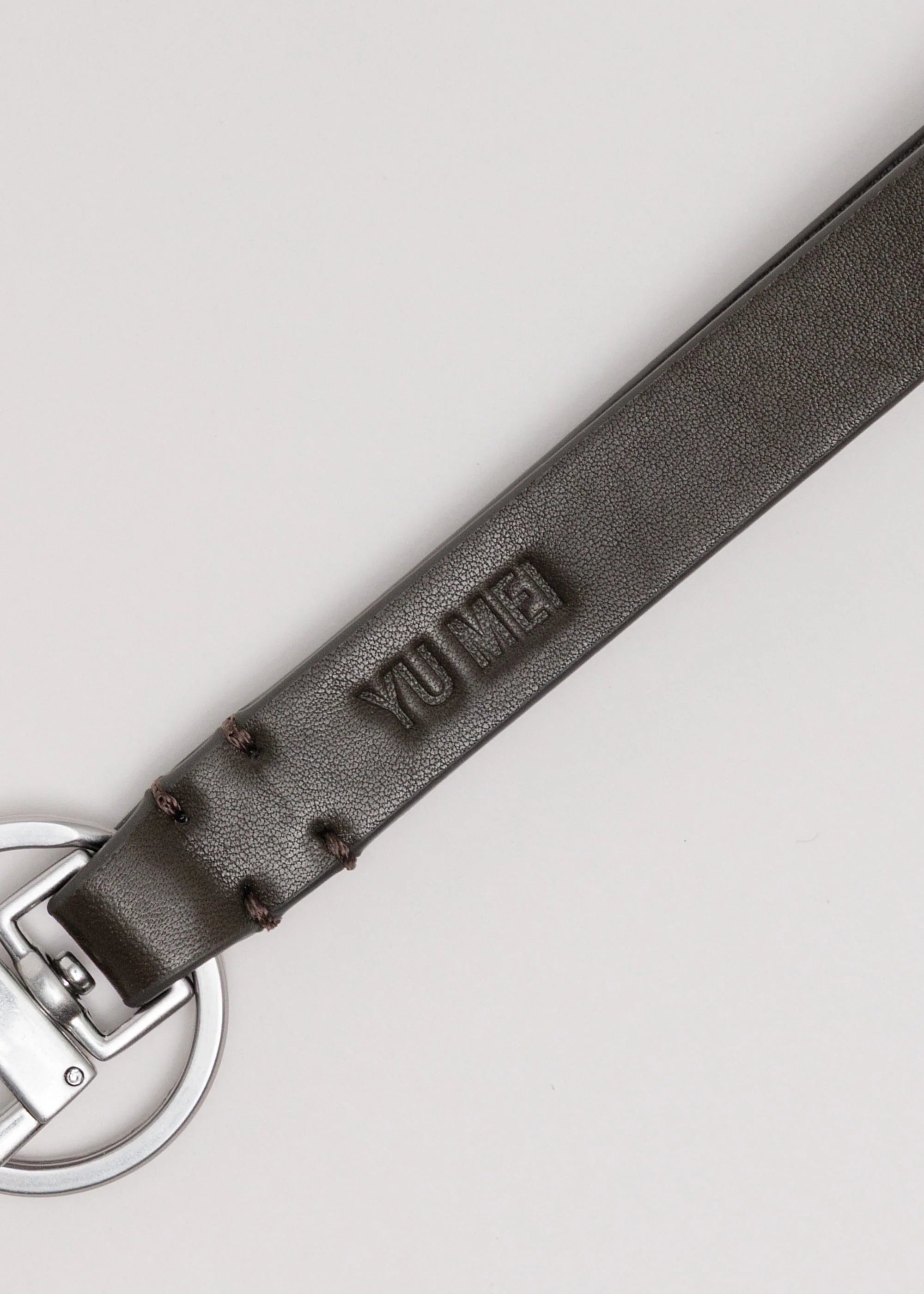 Key Fob | Black Olive Lambskin