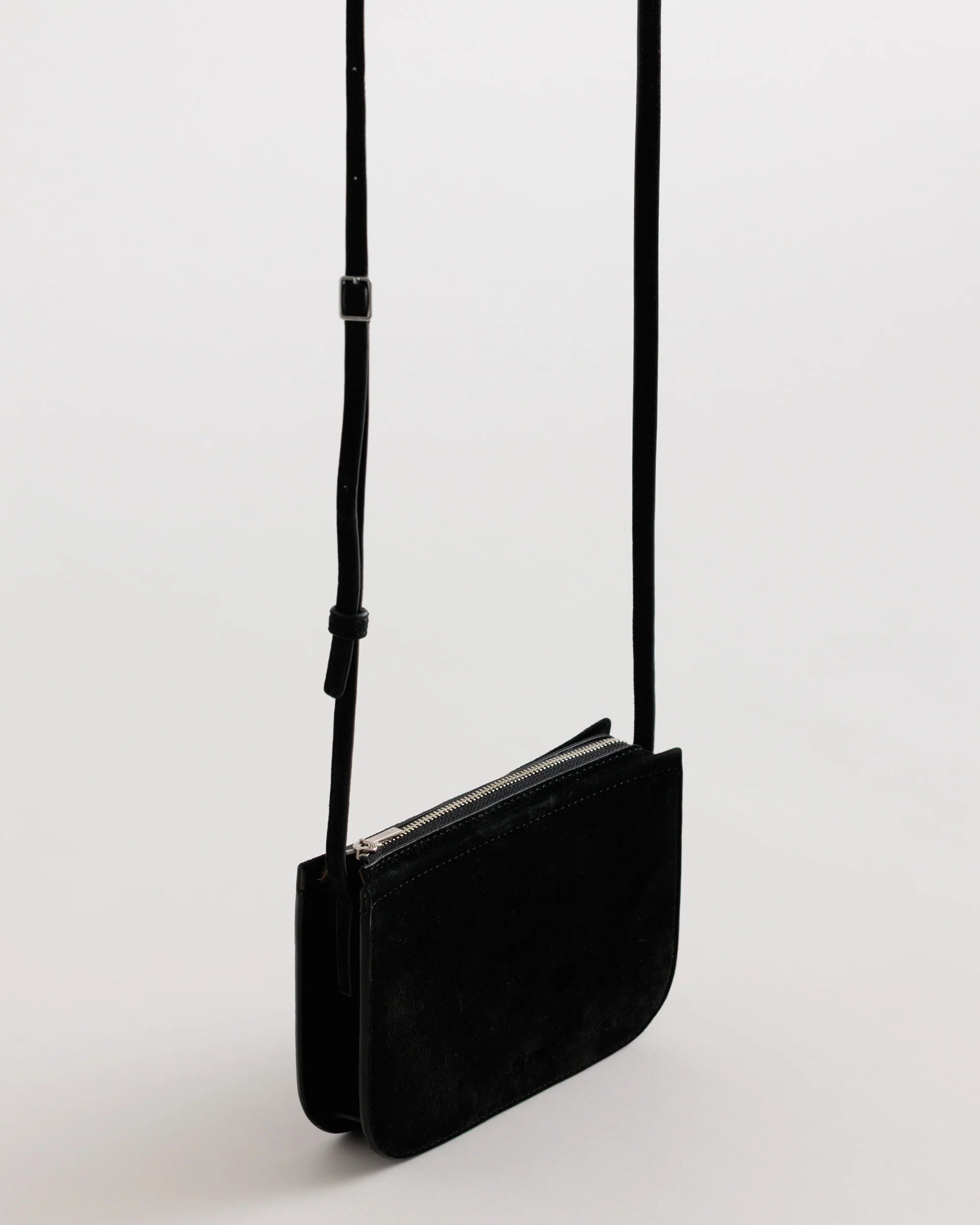 Vi Bag | Black Suede