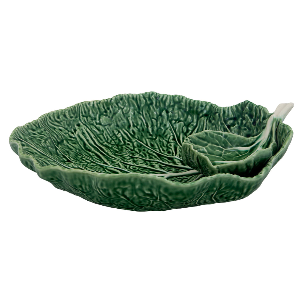 Cabbage Leaf with Bowl | Large