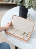 Travel Necklace Jewellery Box | Blush