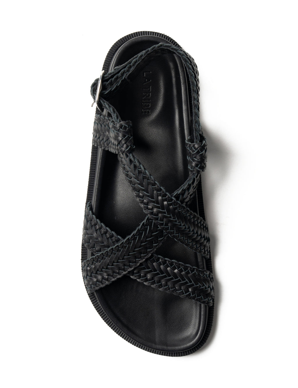 Amara Braided Sandal | Black