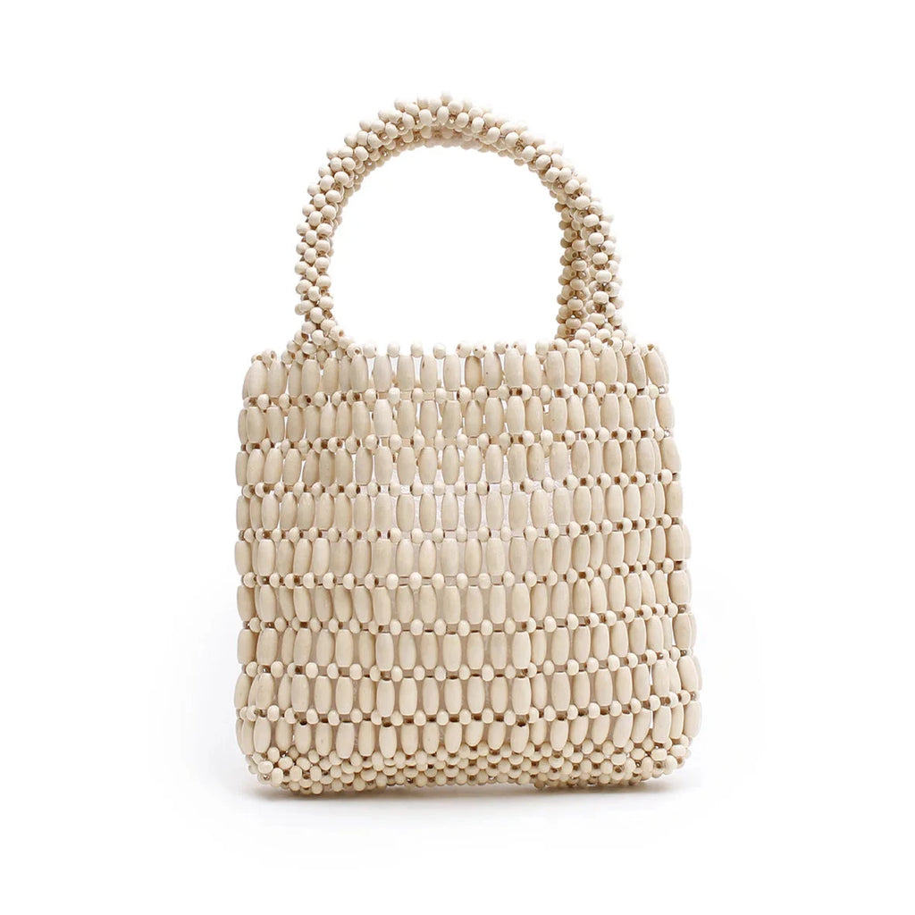 Beaded Bag | Bone