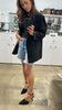 Indy Heel | Black/Lace