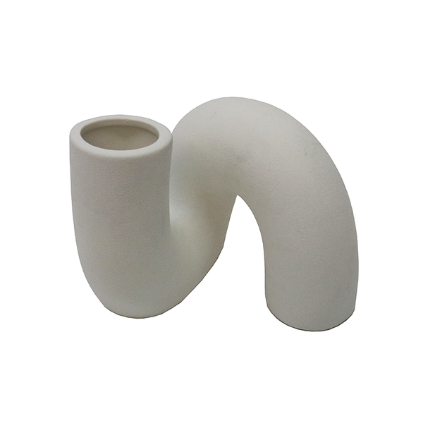 Ceramic Tube Vase | White