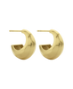 Cira Hoops | 22K Gold Plate