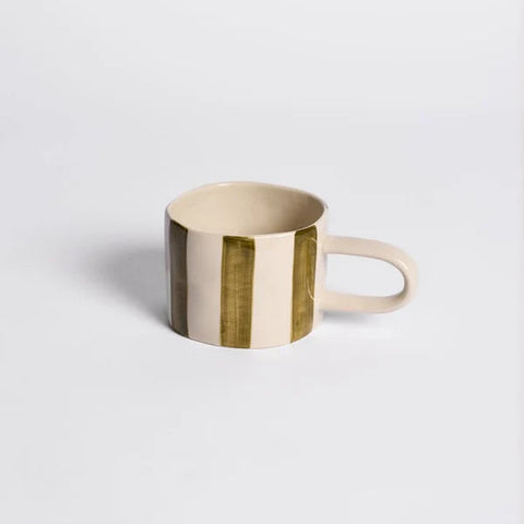 Fenton Stripe Mug | Olive