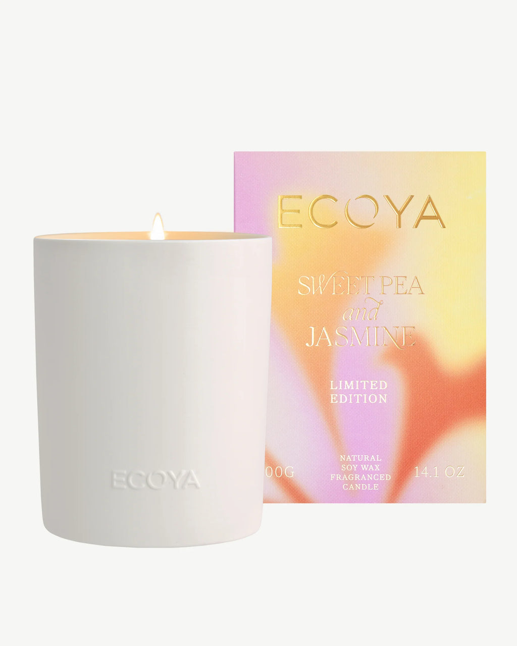 Sweet Pea & Jasmine | Ceramic Candle | Limited Edition