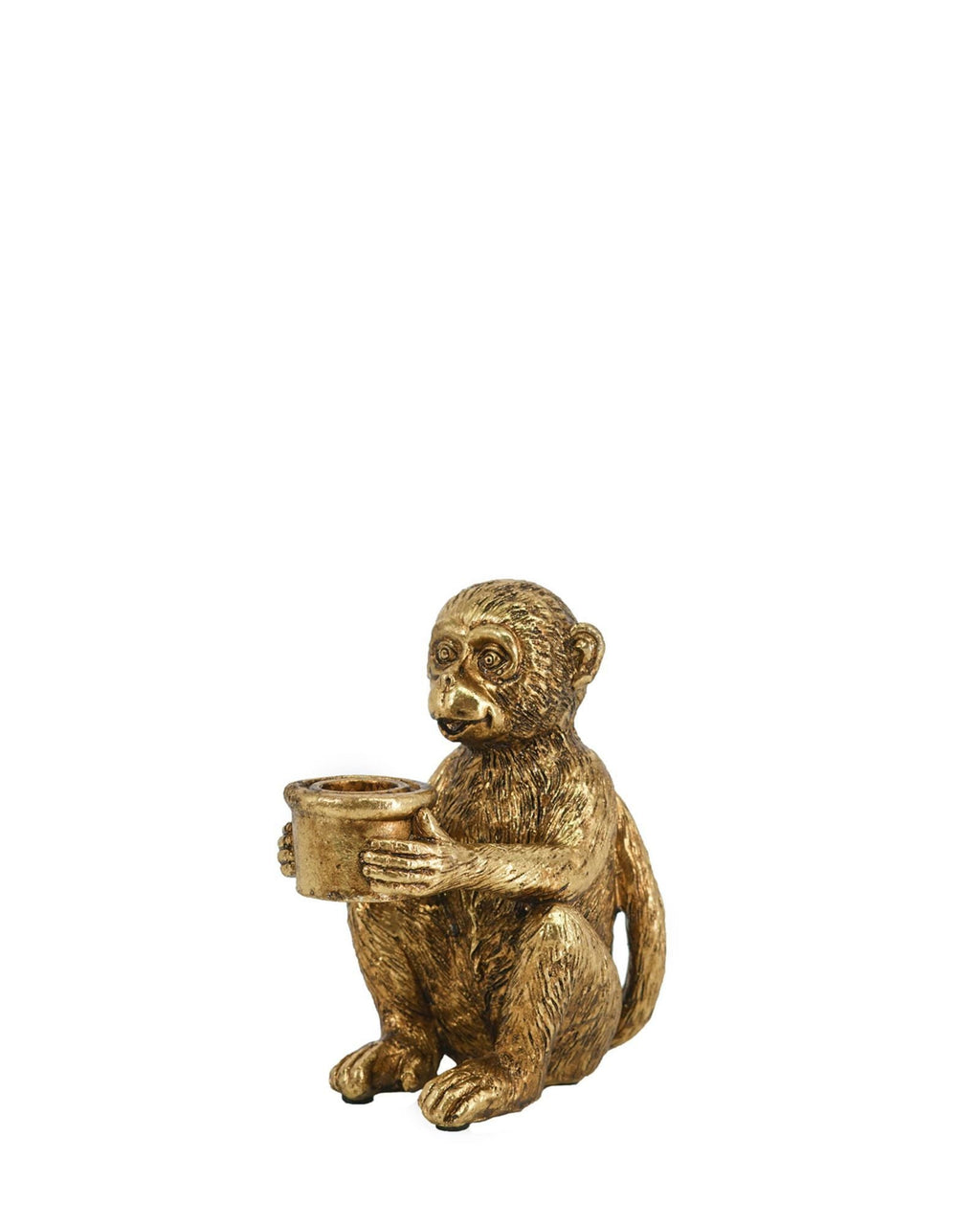 Monkey Taper Candle Holder | Tail Up