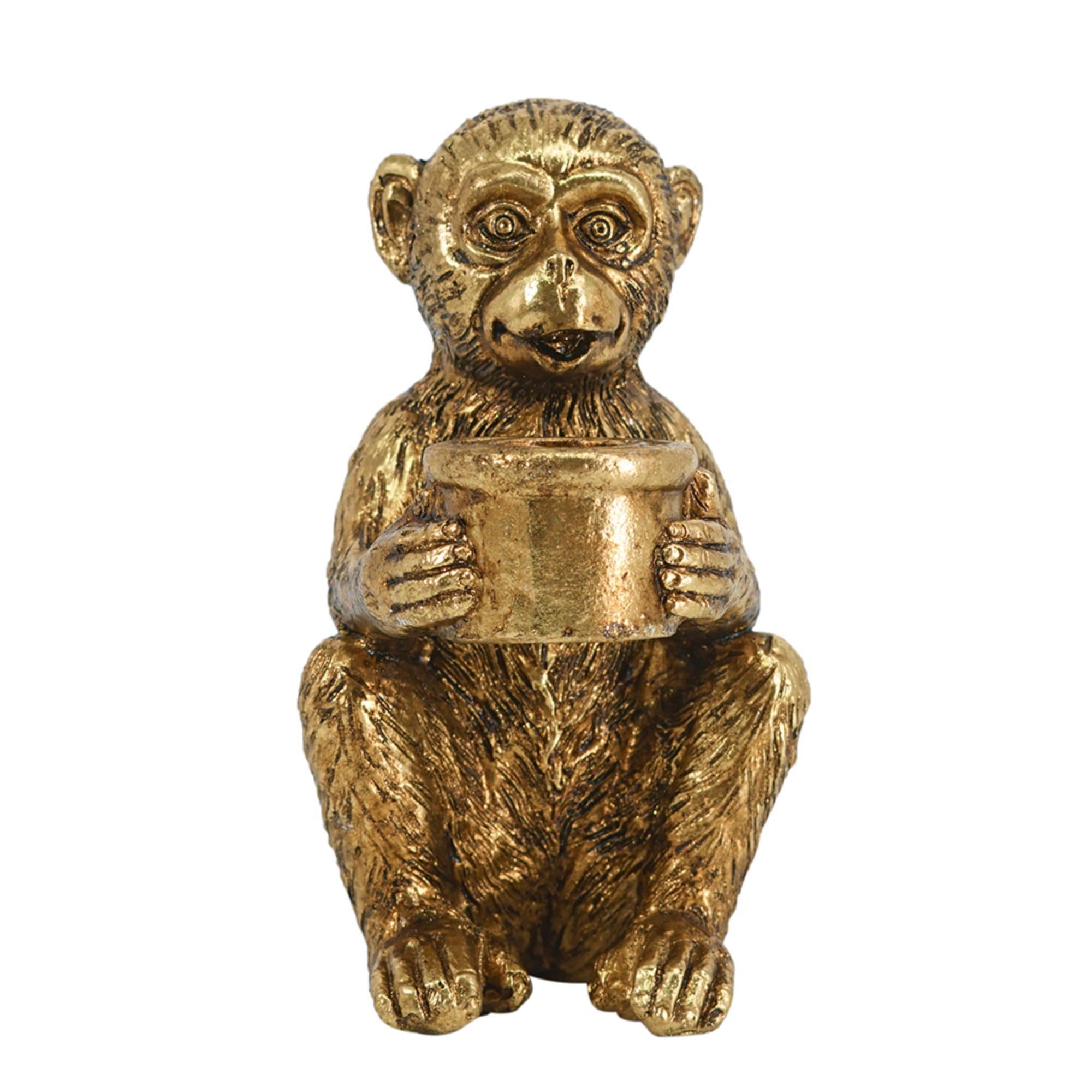 Monkey Taper Candle Holder | Tail Up