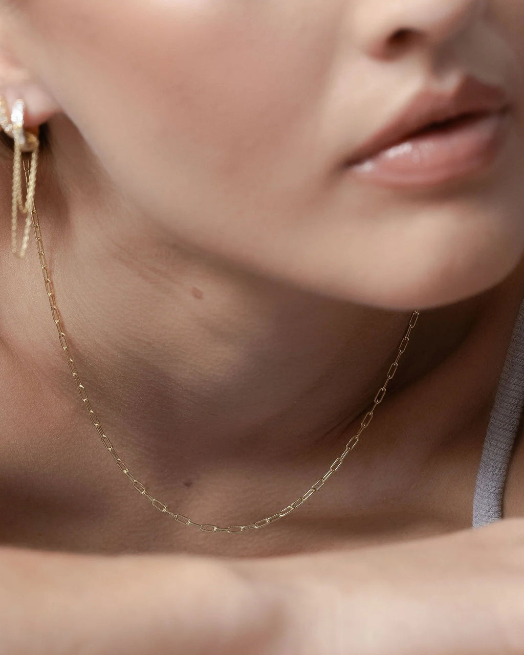 Papier Necklace | Gold