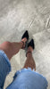 Indy Heel | Black/Lace