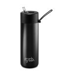 20oz/595ml Ceramic Reusable Bottle with straw lid | Midnight