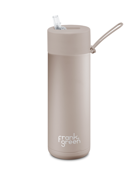 20oz/595ml Ceramic Reusable Bottle with straw lid  | Moon Dust