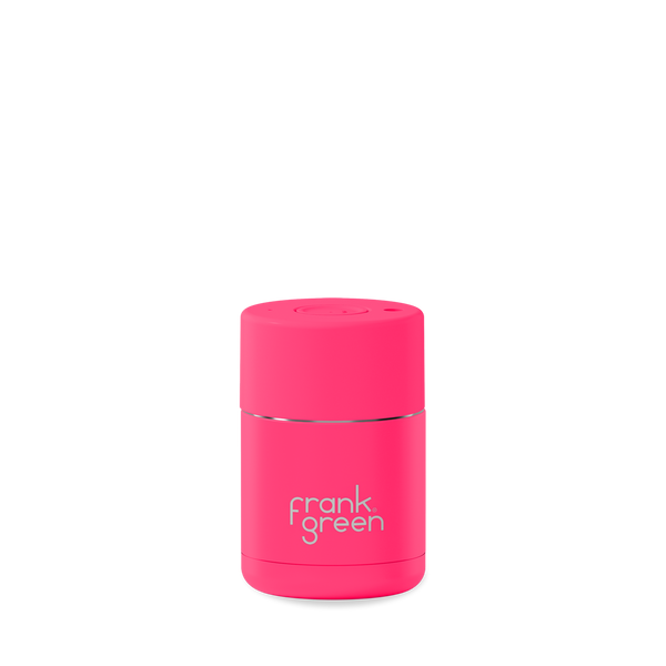 8oz/230ml Ceramic Reusable Cup | Neon Pink