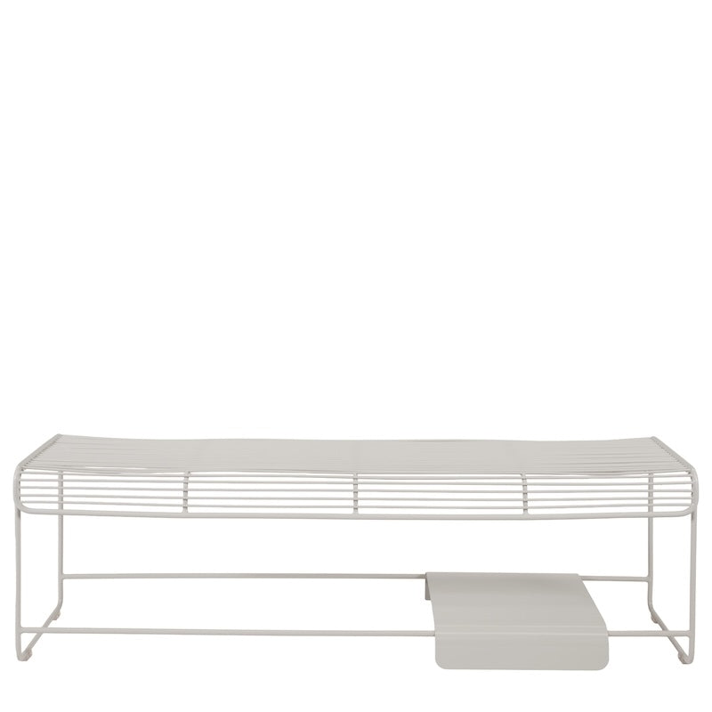 Stainless Steel Benmore Bench | Fog
