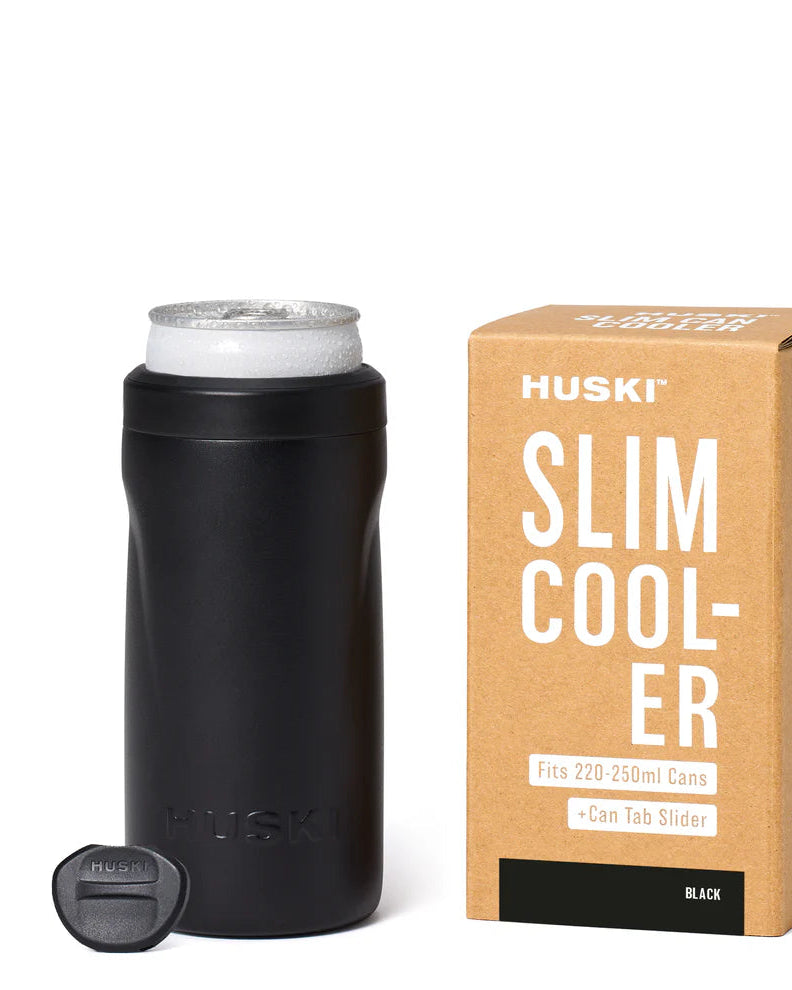 Huski Slim Can Cooler | Black