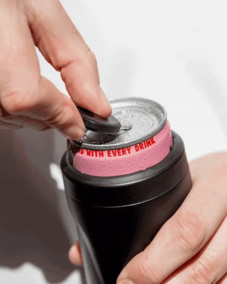Huski Slim Can Cooler | Black