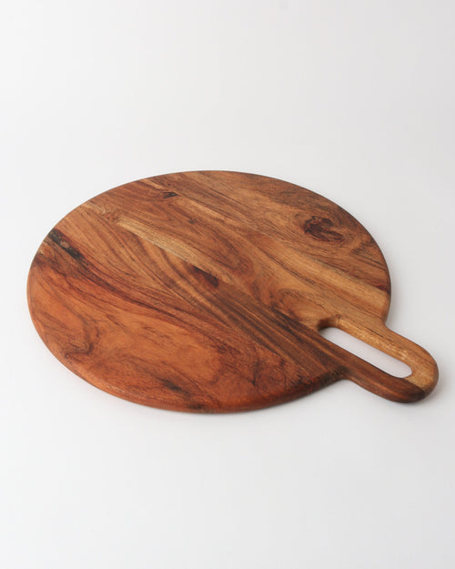 Acacia Platter with Handle | Large