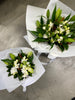 Luxe Floral Bag | White & Green