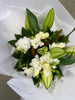 Luxe Floral Bag | White & Green