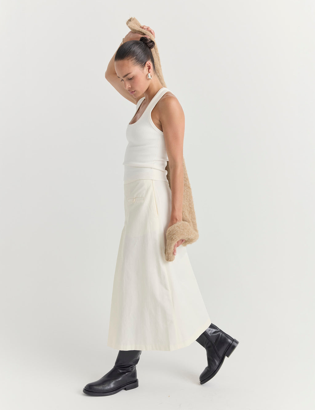 Lou Knee High Boot | Black