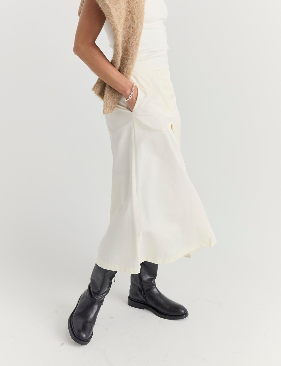Lou Knee High Boot | Black