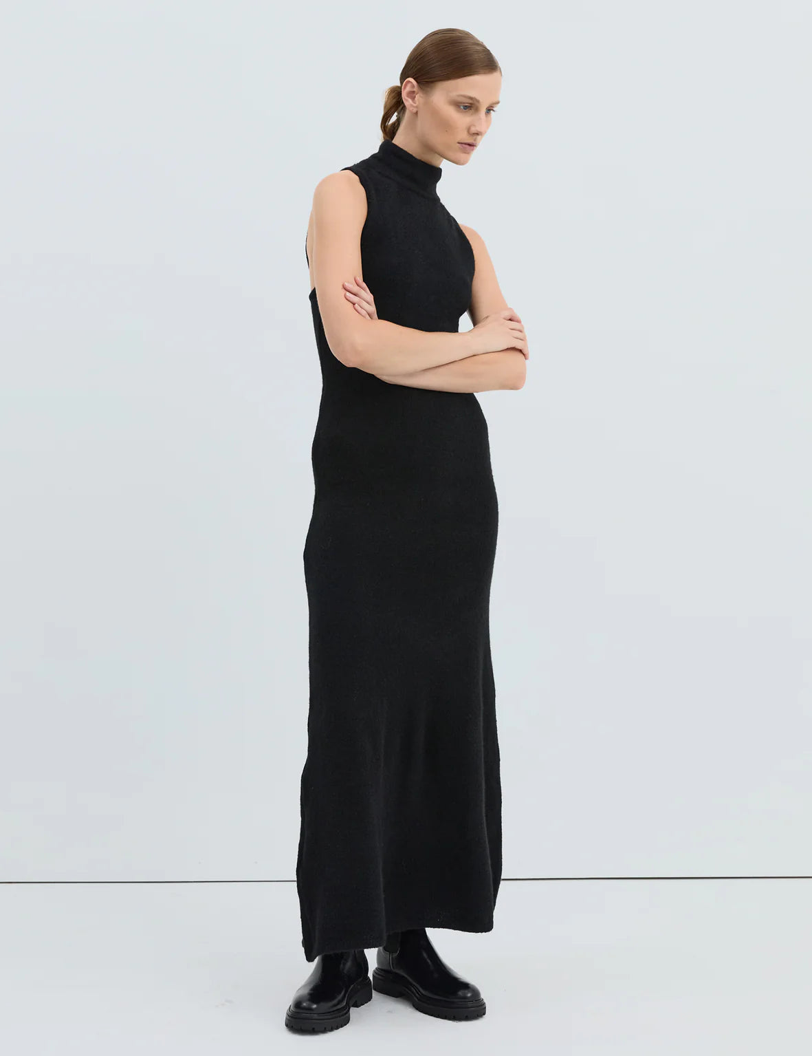 Lucie Boot | Shiny Black