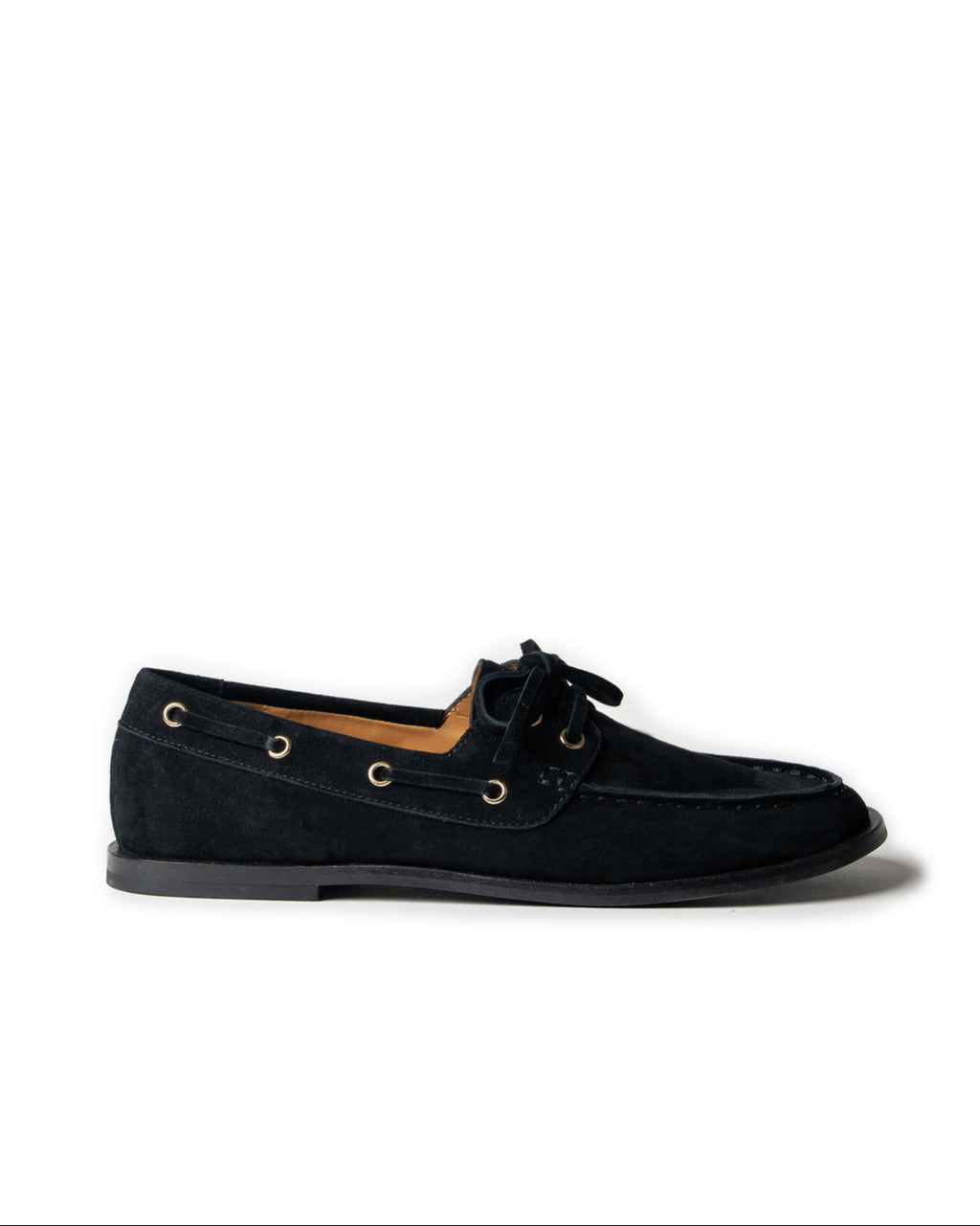 Marlo Boat Shoe | Black Suede