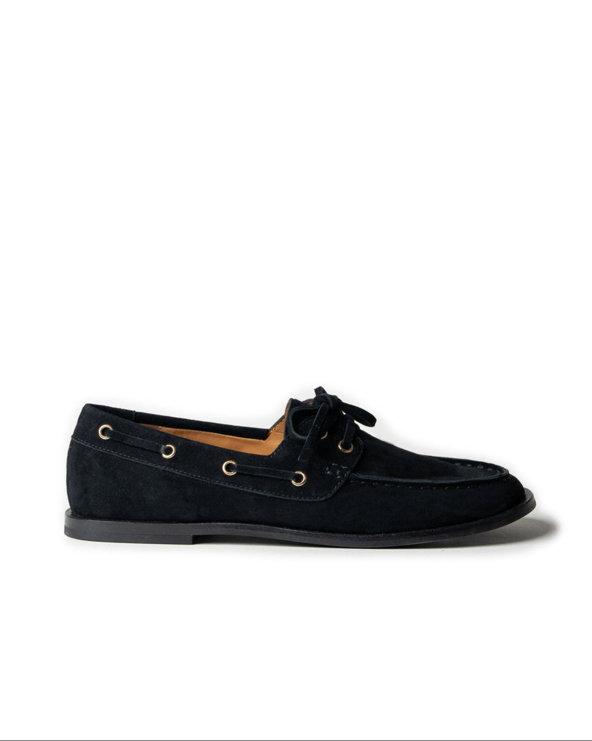Marlo Boat Shoe | Black Suede