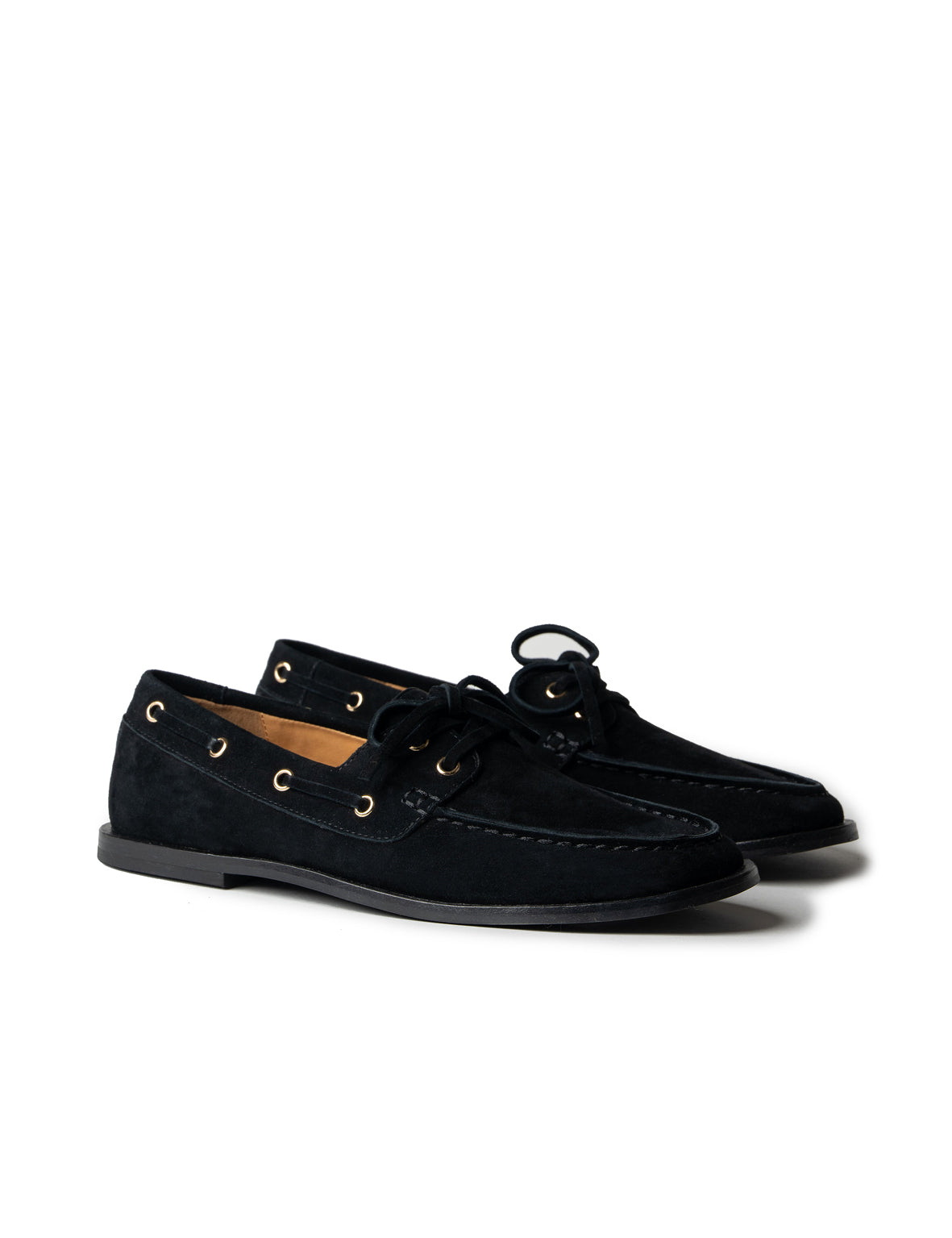 Marlo Boat Shoe | Black Suede