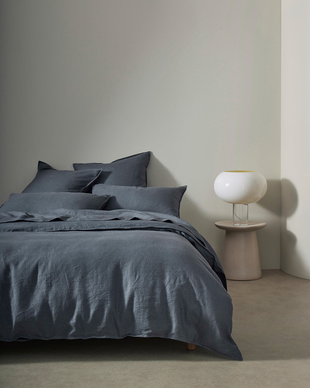 Ravello Linen Quilt Cover | Denim | King