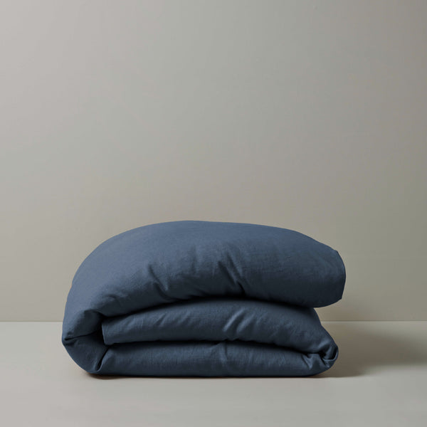 Ravello Linen Quilt Cover | Denim | King