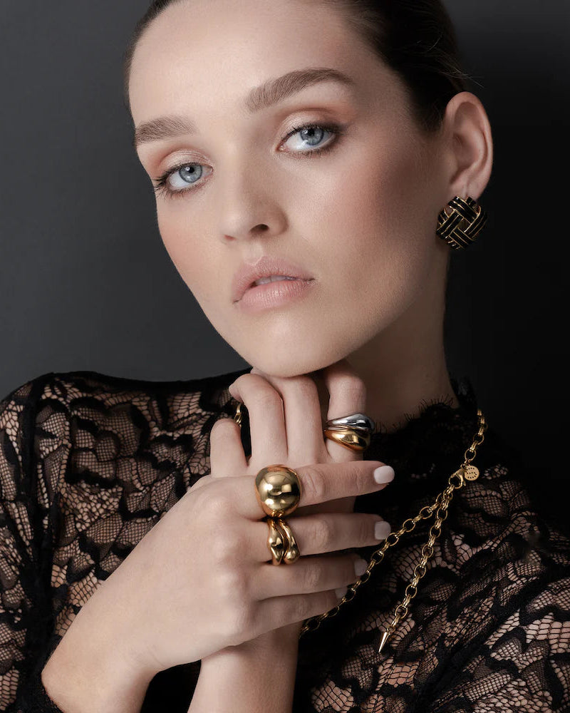 Fusion Ring Set | Silver