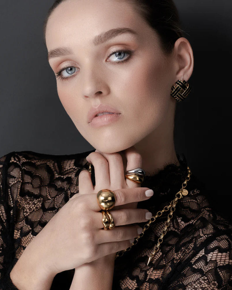 Fusion Ring Set | Gold