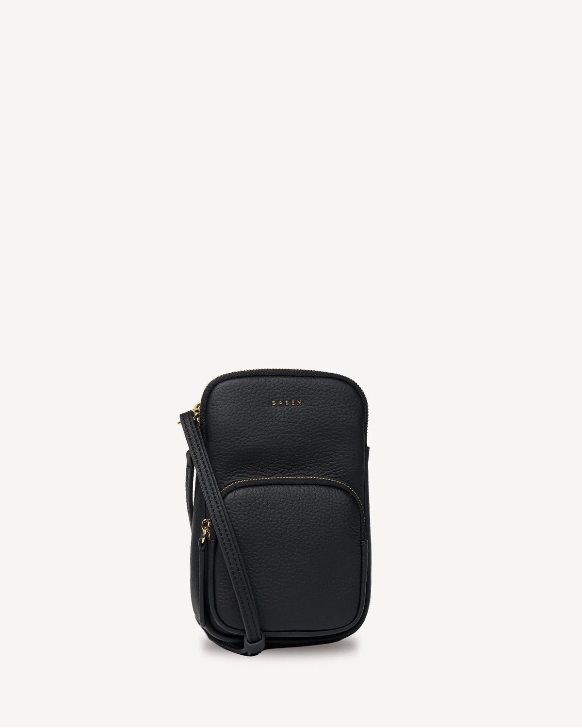Nikko Pocket Phone Sling | Black Luxe