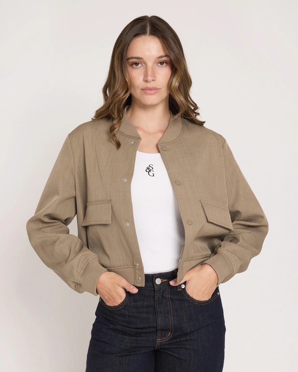 Nia Jacket | Taupe