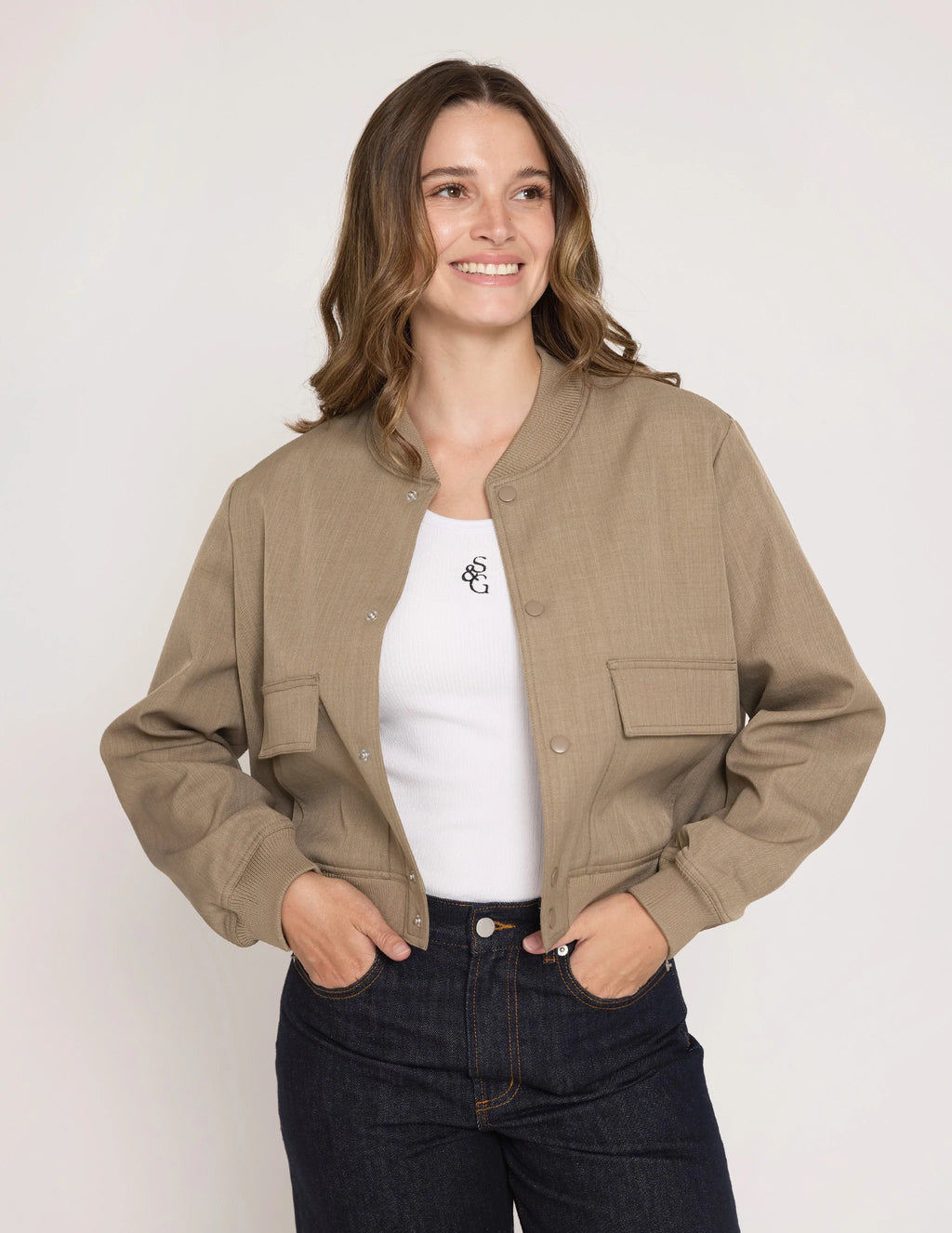 Nia Jacket | Taupe