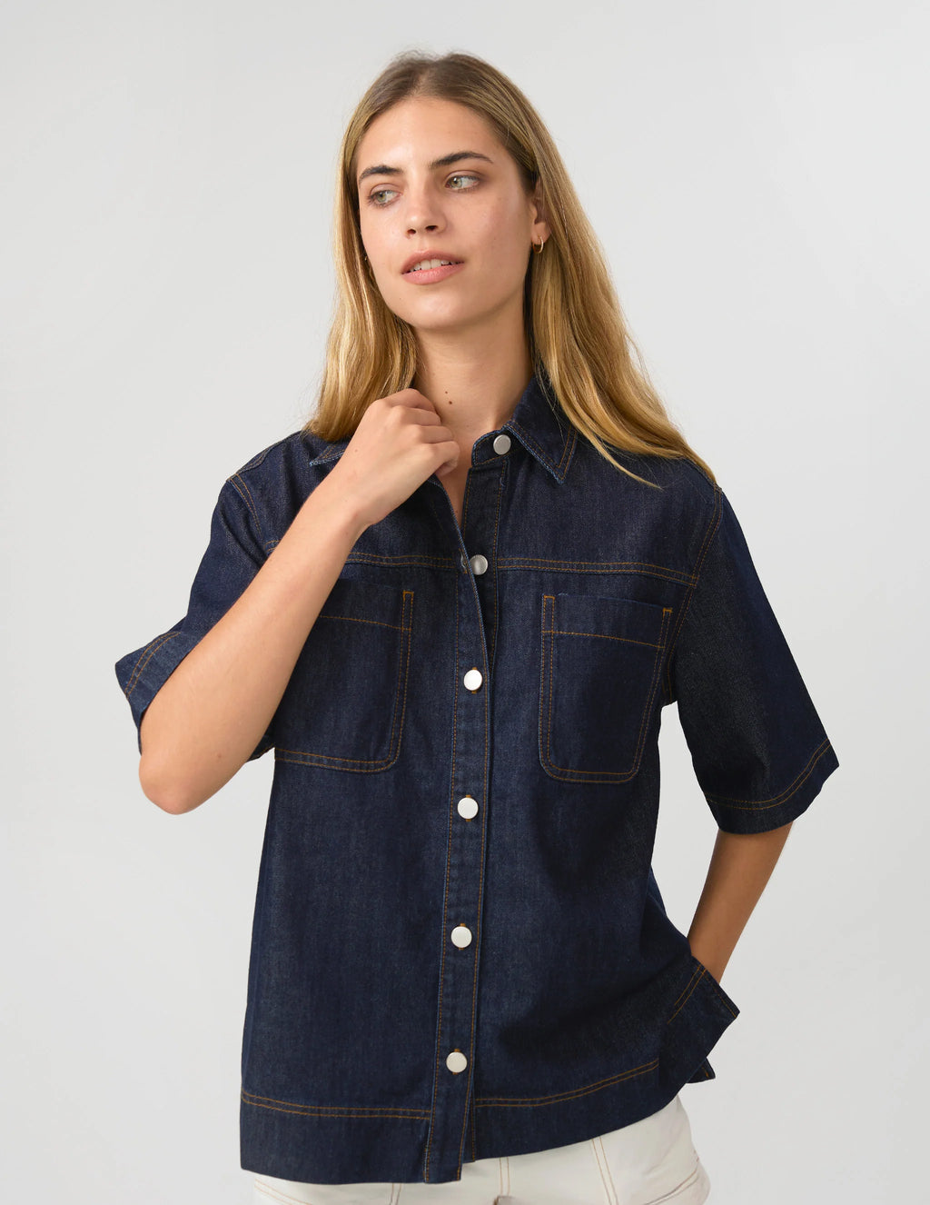 Reese Shirt | Indigo