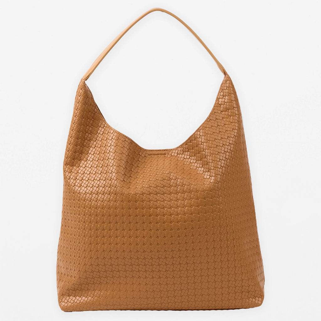 Astra Weave Tote | Caramel