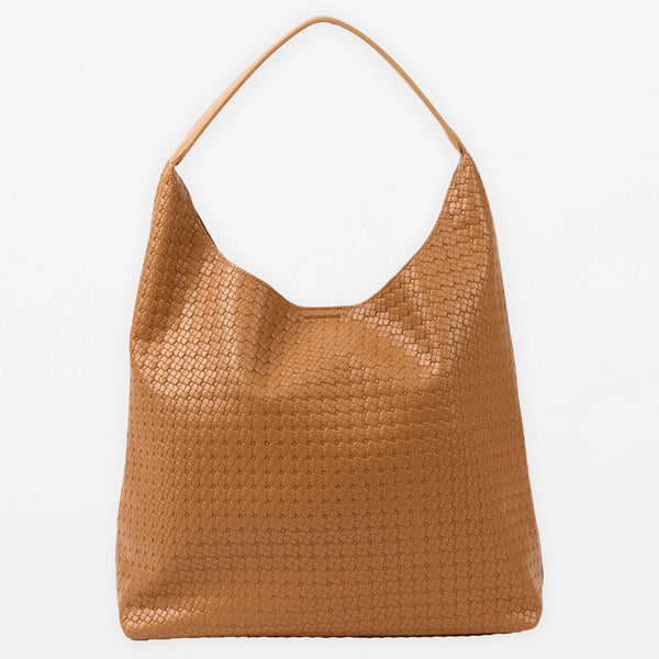 Astra Weave Tote | Caramel